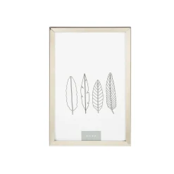 New Kasa Moldura Prateada Lisa 10 x 15cm