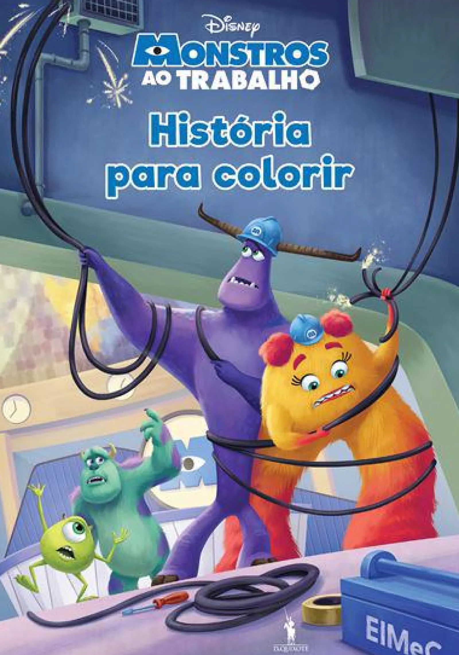 Dom Quixote Monstros ao Trabalho - História para Colorir de Disney