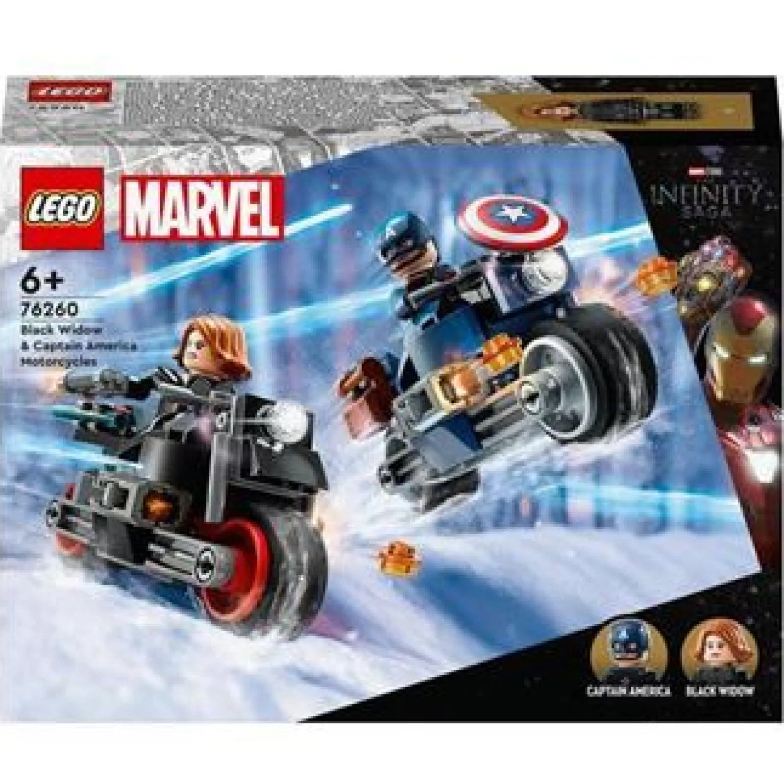 Sale Lego-Super Hero Motos De Black Widow E Captain America