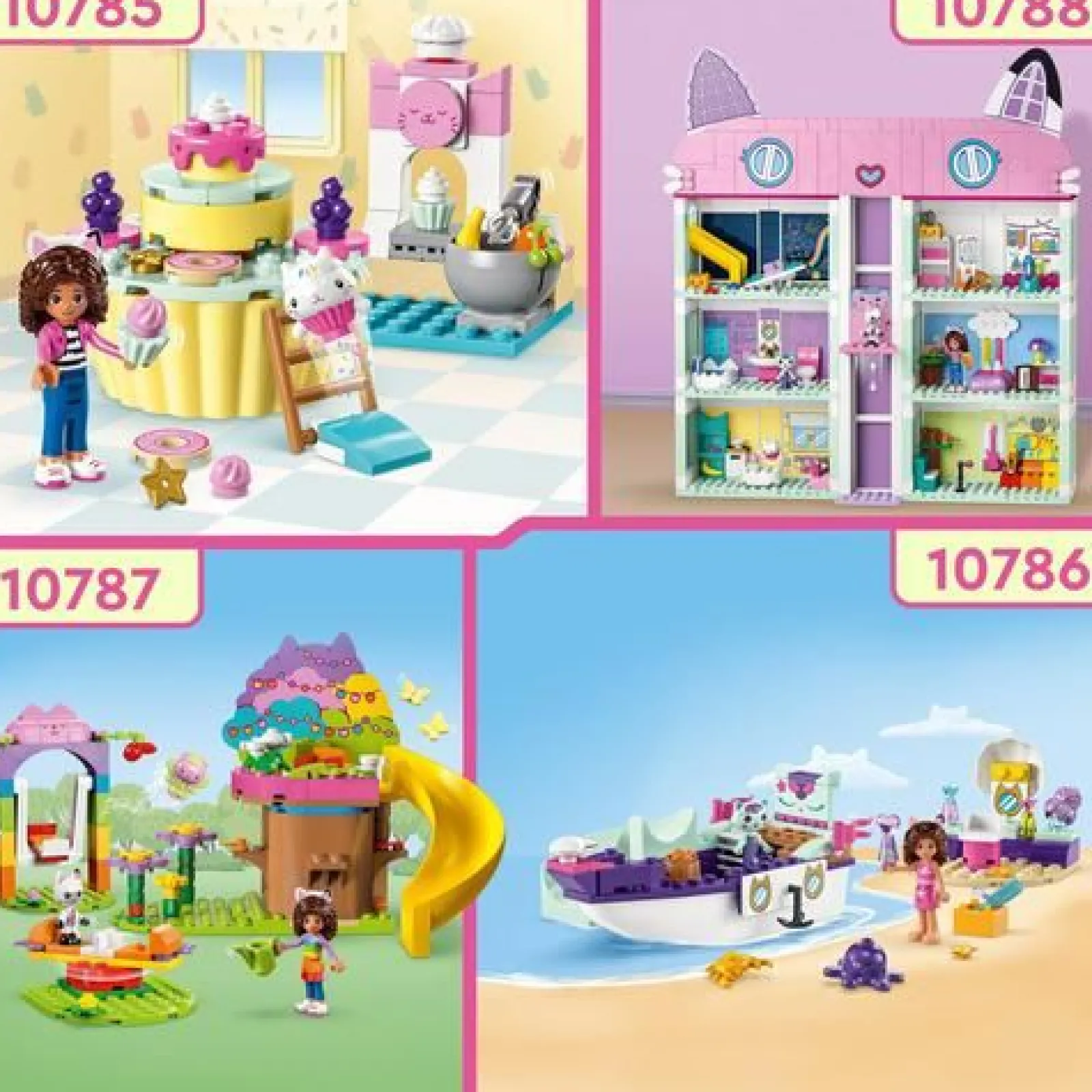 Lego-Gabby Navio e Spa Com Gabby e Sereigata Lego