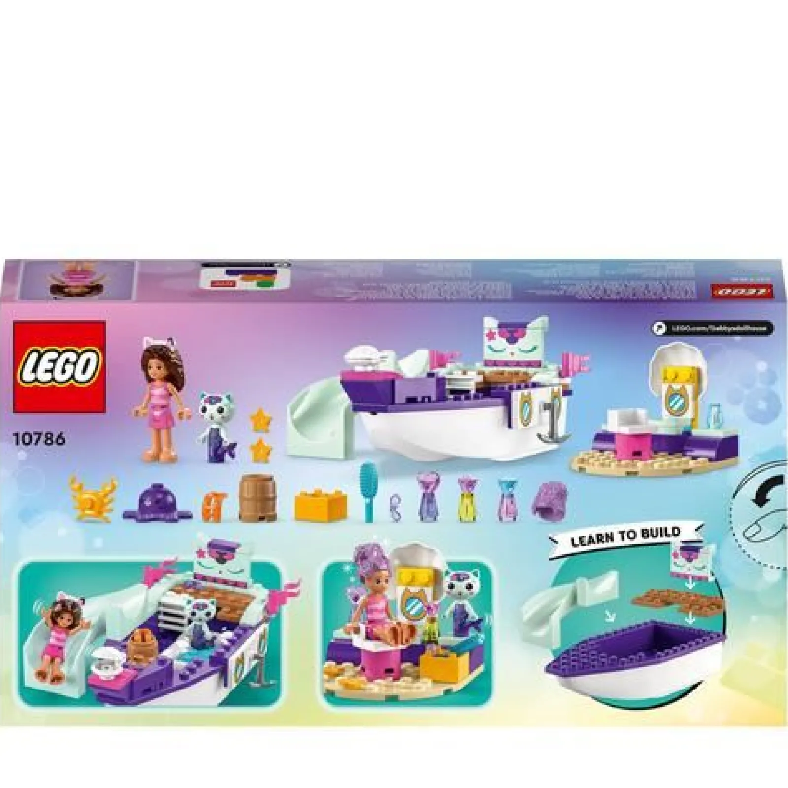 Lego-Gabby Navio e Spa Com Gabby e Sereigata Lego
