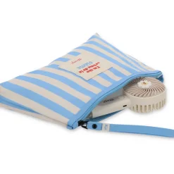 Mr Wonderfull Nécessaire Riscas Azul Bege - I'M Crème