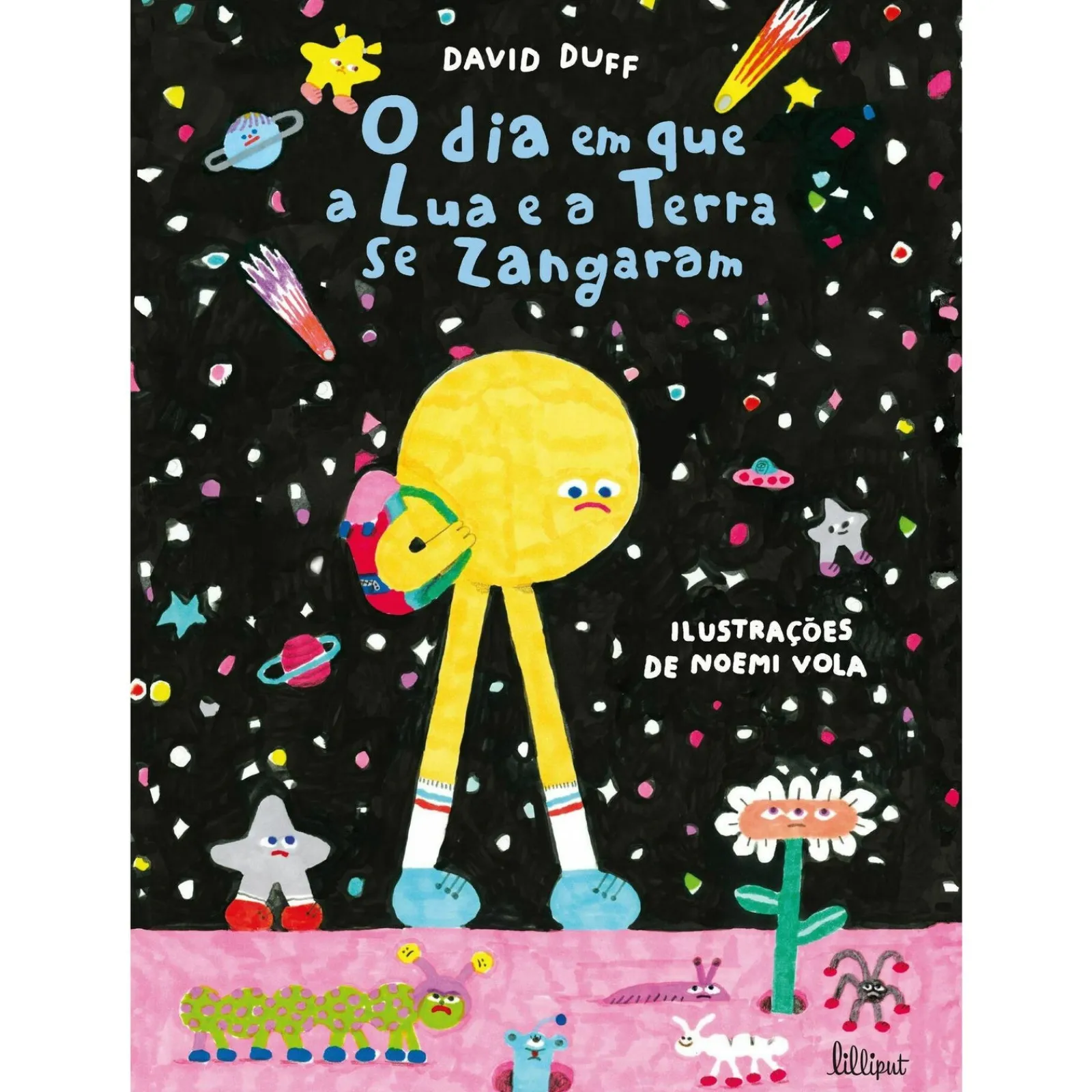 Outlet Nuvem De Letras O Dia em que a Lua e a Terra Se Zangaram de David Duff