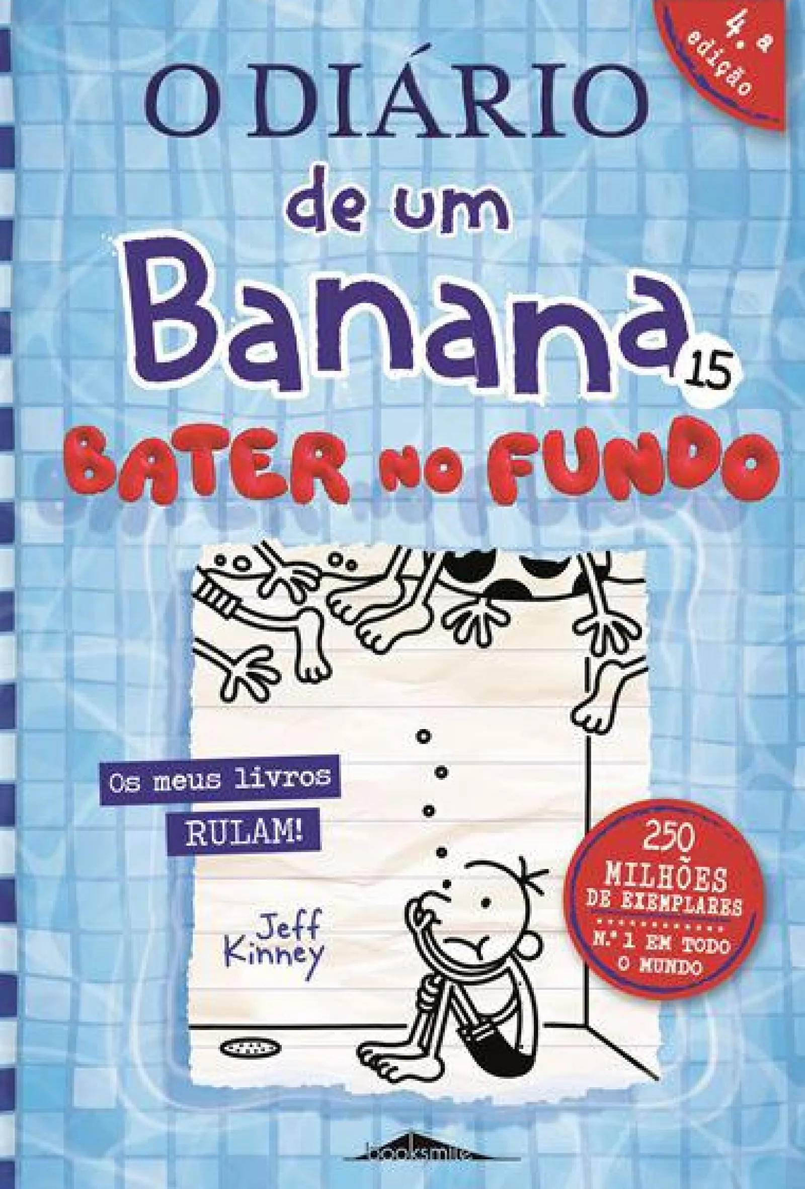 Sale Booksmile O Diário de um Banana 15 de Jeff Kinney Bater no Fundo