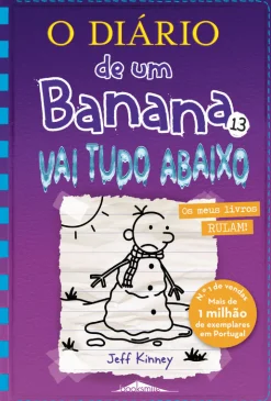 Booksmile O Diário de um Banana N.º 13 de Jeff Kinney Vai Tudo Abaixo