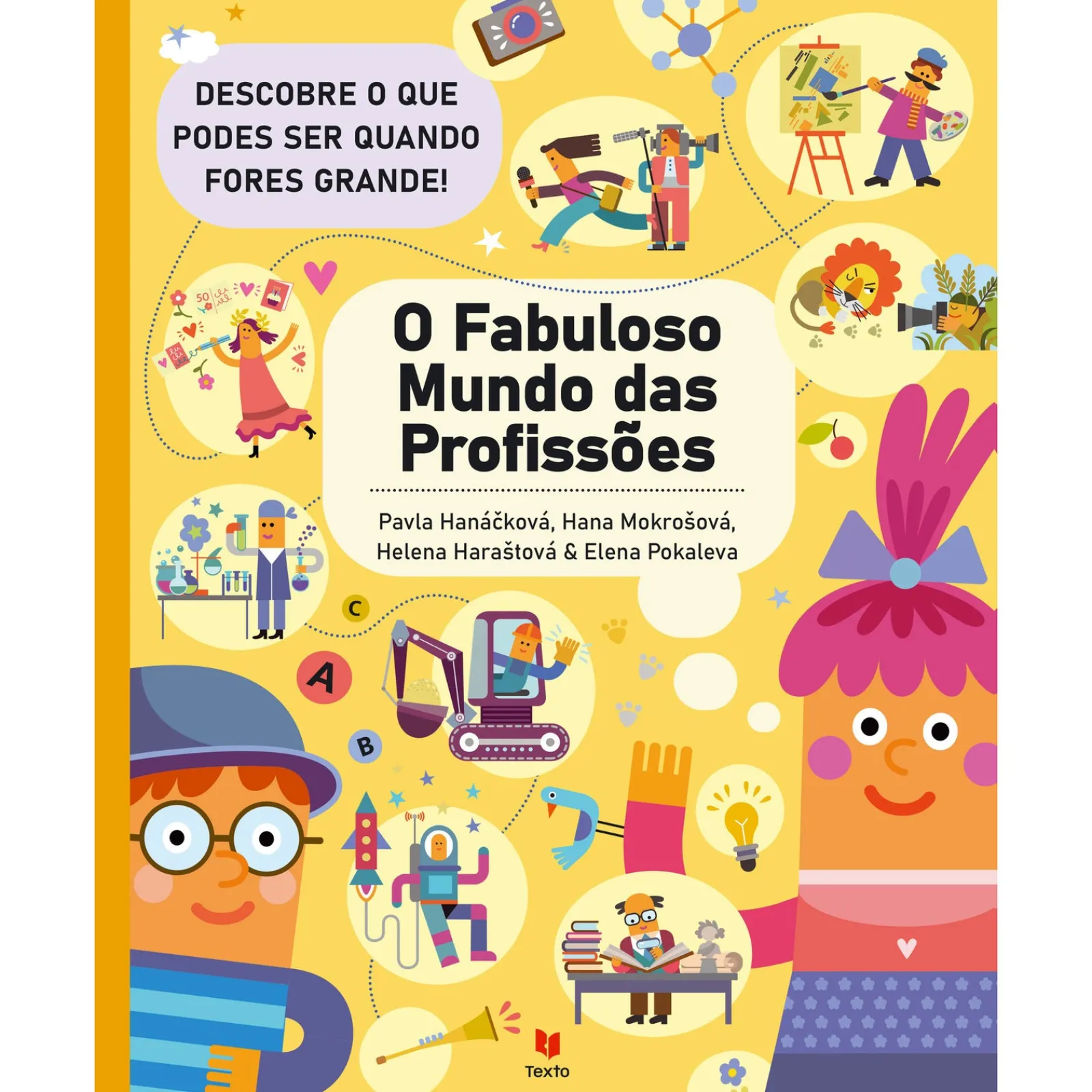 Texto Editora O Fabuloso Mundo das Profissões de Vários Autores