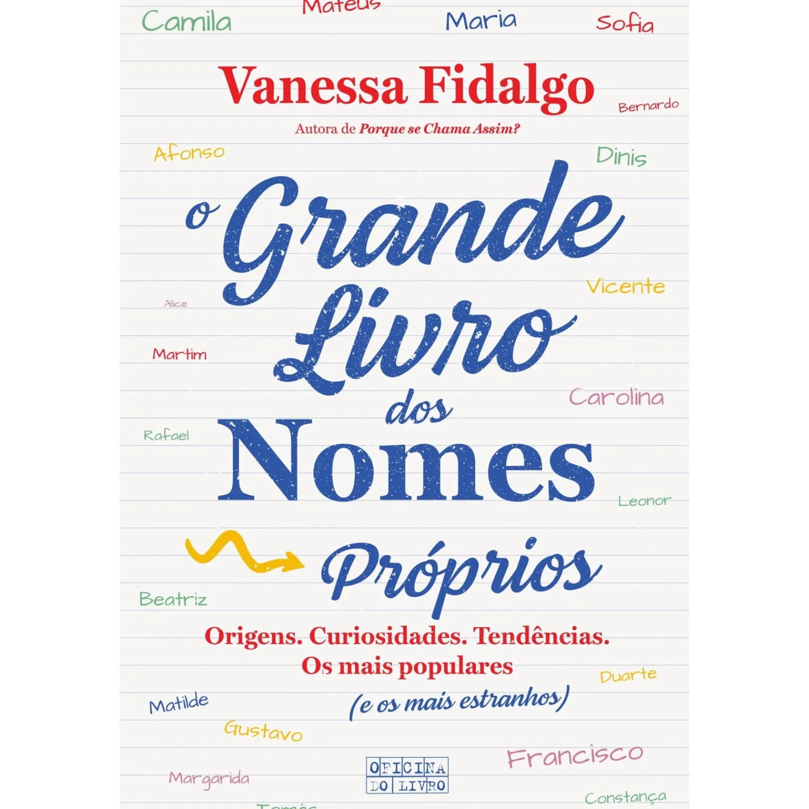 Oficina Do Livro O Grande Livro dos Nomes Próprios de Vanessa Fidalgo - Origens, Curiosidades, Tendências. os Mais Populares (e os Mais Estranhos)