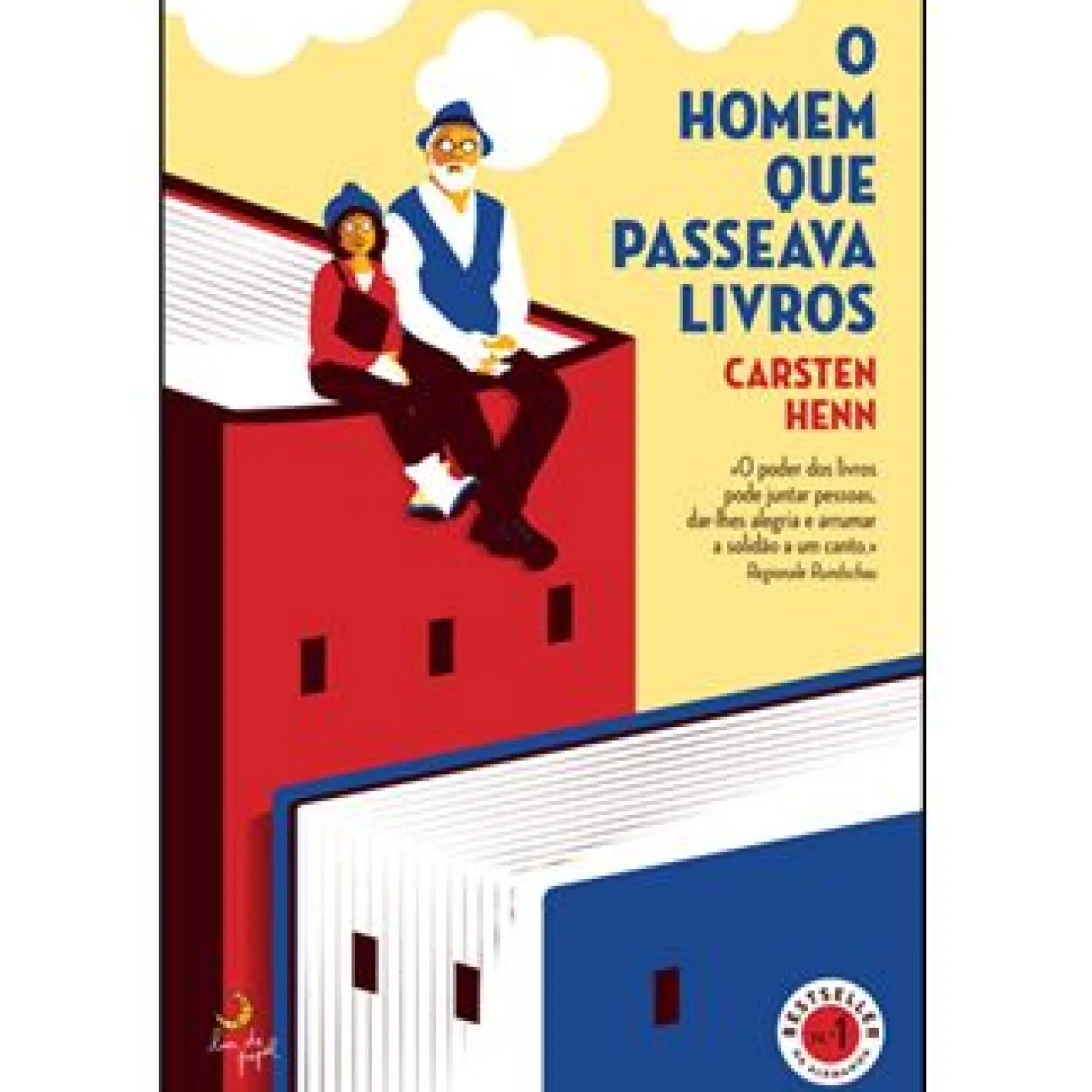 Clearance Lua De Papel O Homem que Passeava Livros de Carsten Henn