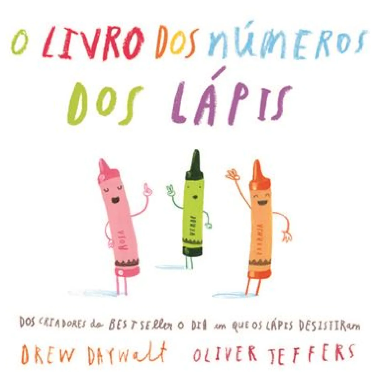 Nuvem De Letras O Livro dos Números dos Lápis de Drew Daywalt