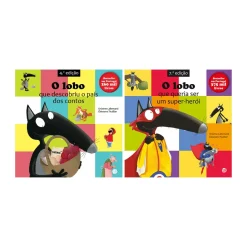 Zero A Oito O Lobo que Descobriu o País dos Contos | o Lobo que Queria Ser um Super-Herói de Orianne Lallemand