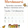 Jacarandá Editora O Meu Caderno Montessori - Aprende a Escrever Letras e Números com a Pauta Montessori