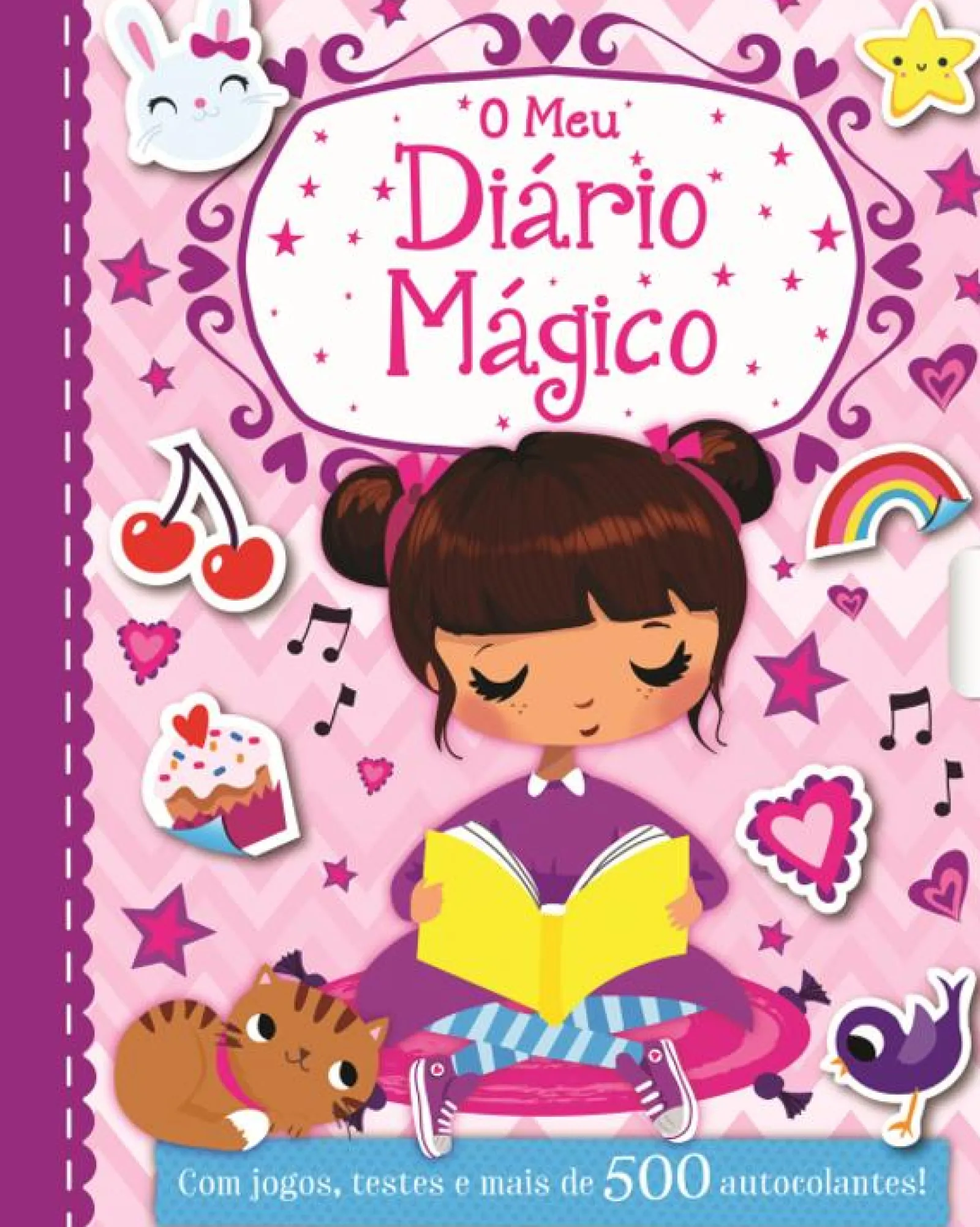 Booksmile O Meu Diário Mágico de Amanda Enright - Com Jogos, Testes e Mais de 500 Autocolantes! (3ª Edição)