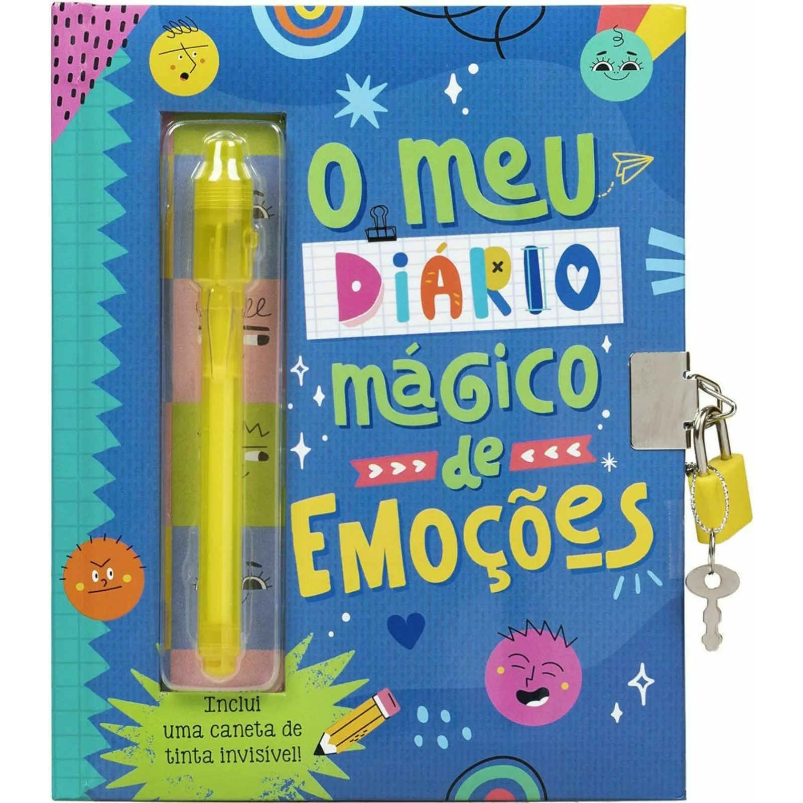 Porto Editora O Meu Diário Mágico de Emoções- Inclui uma Caneta de Tinta Invisível!