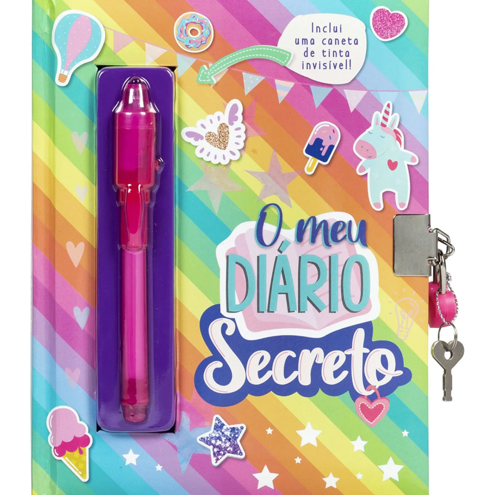 Porto Editora O Meu Diário Secreto (capa Arco-íris)