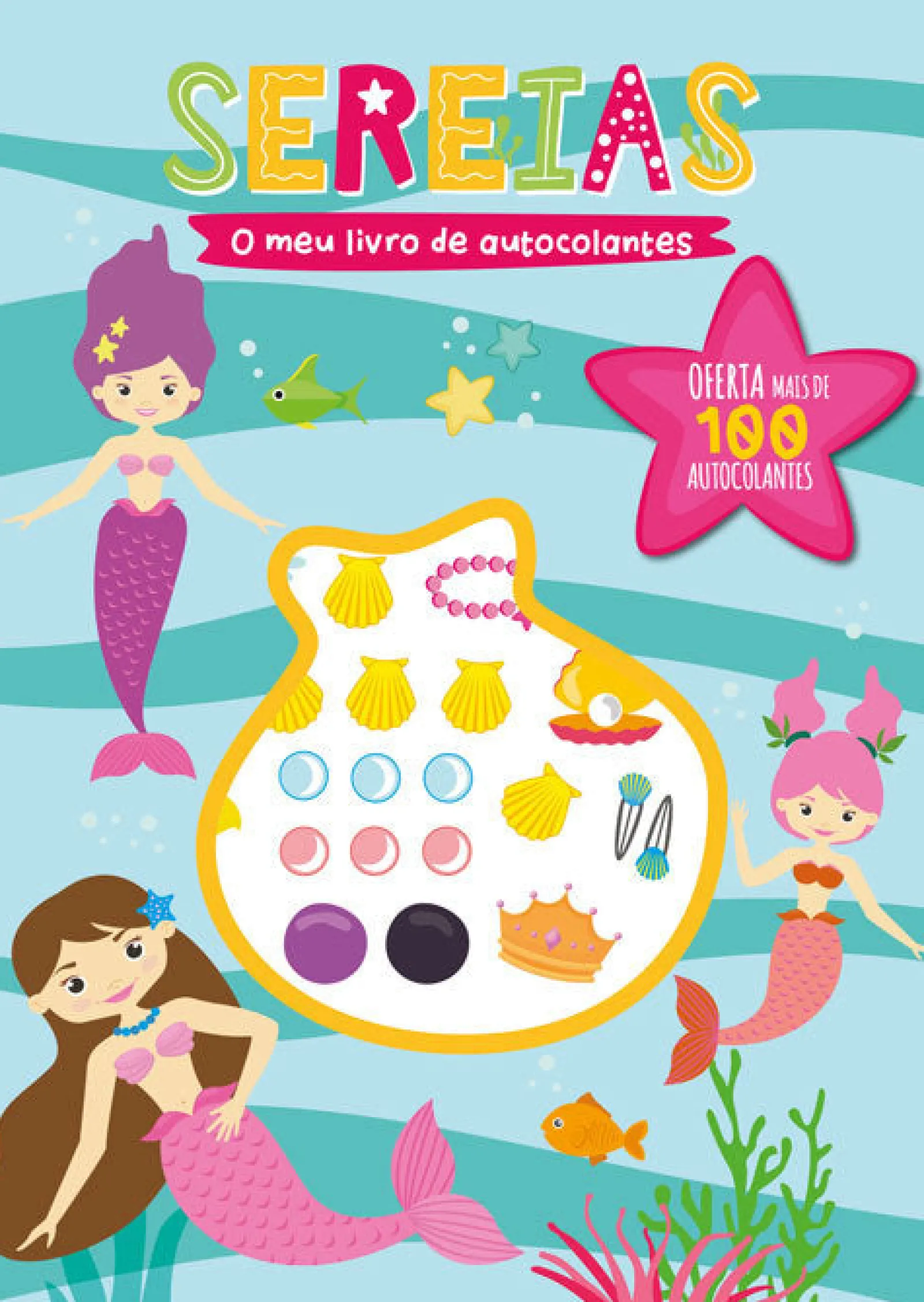 Zero A Oito O Meu Livro Autocolantes - Sereias