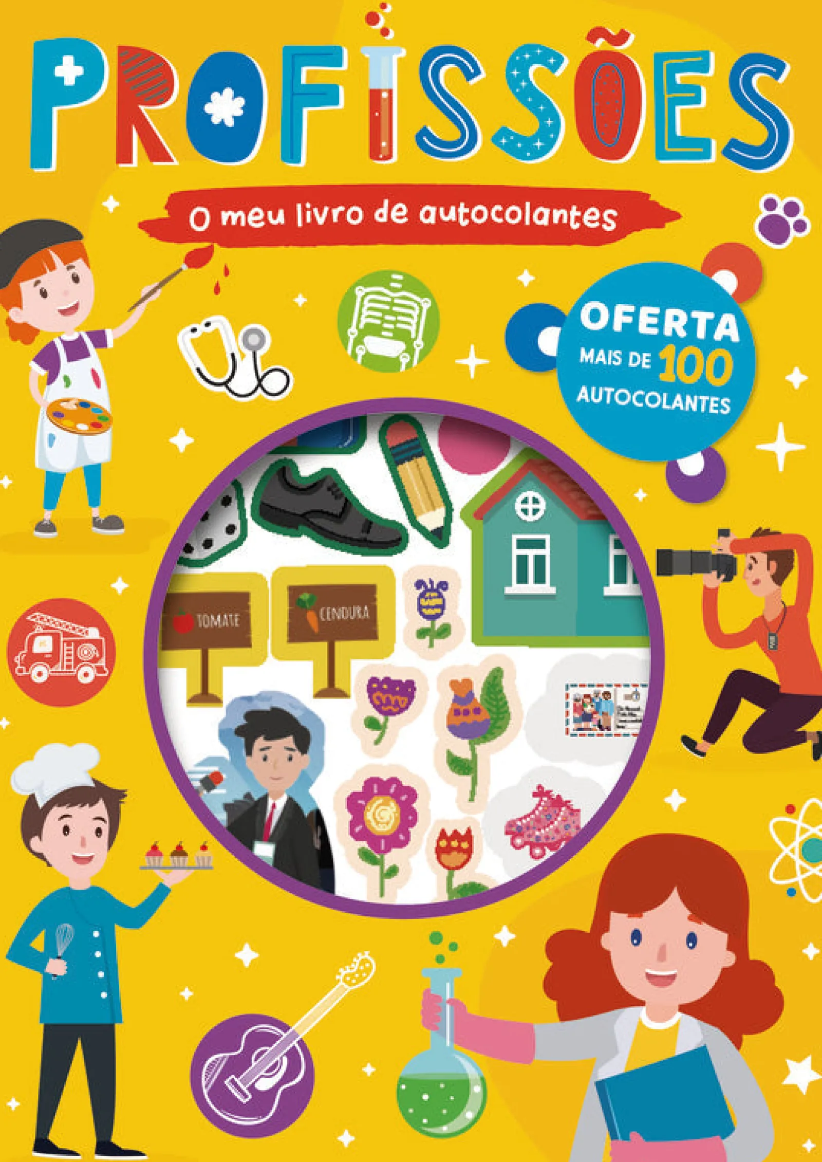 Online Livros Mch O Meu Livro Autocolantes - Profissões