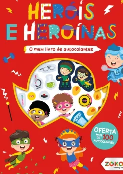 Outlet Zero A Oito O Meu Livro Autocolantes - Heróis e Heroínas