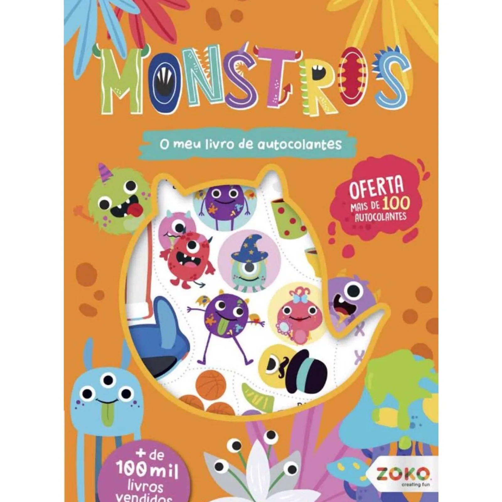 Outlet Zoko O Meu Livro de Autocolantes - os Monstros