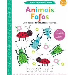 Booksmile O Meu Livro de Desafios - Animais Fofos de Stephanie Evans