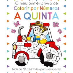 Booksmile O Meu Primeiro Livro de Colorir por Números - A Quinta de Moira Butterfield