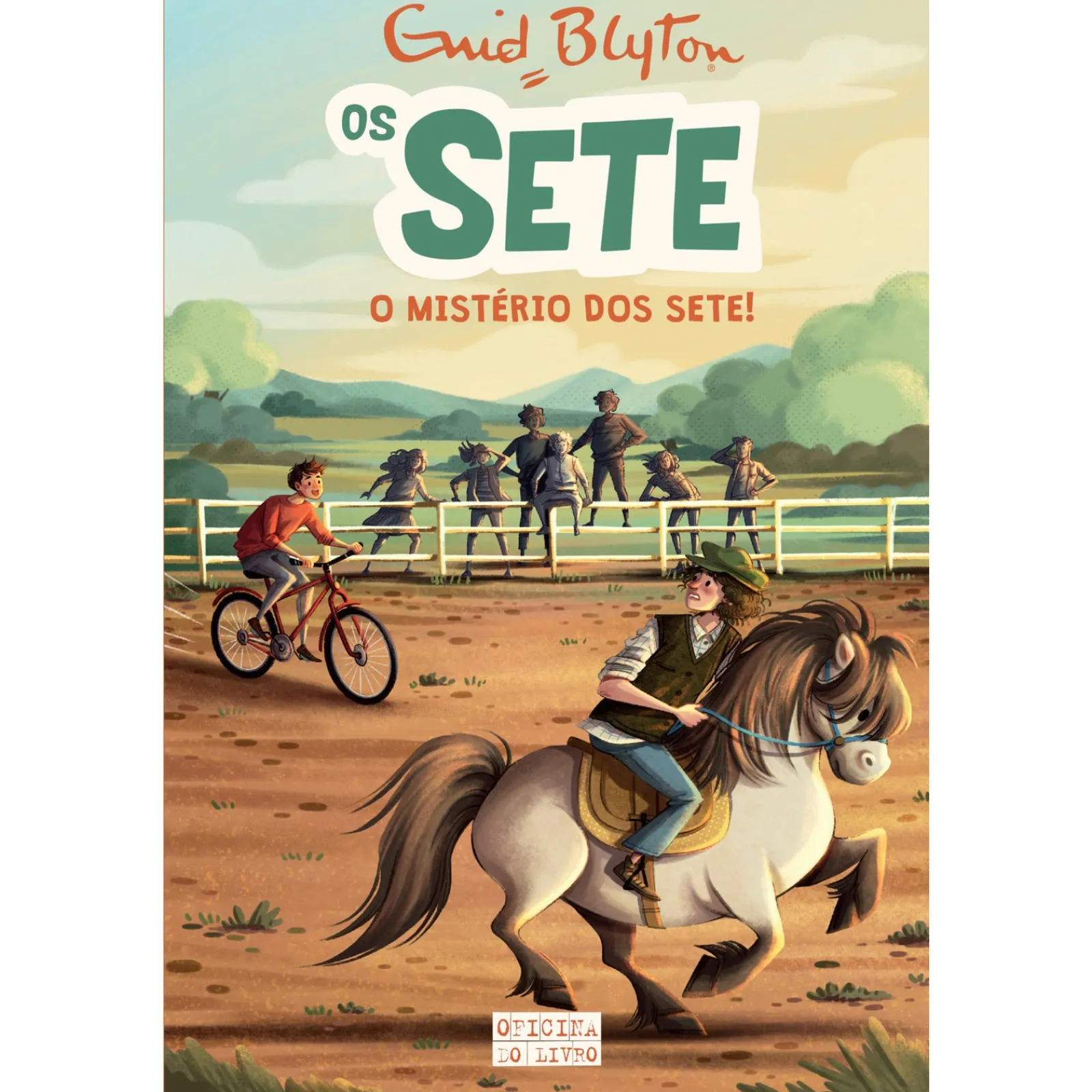 Oficina Livro O Mistério dos Sete de Enid Blyton