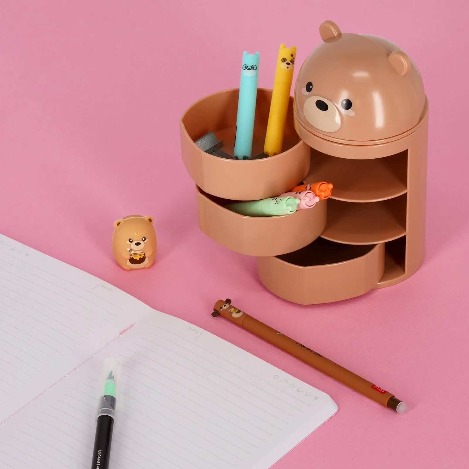 Legami Organizador Secret Vert - Teddy