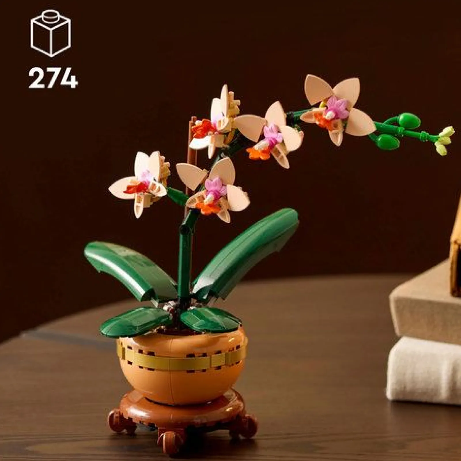 Lego Orquídea Em Miniatura