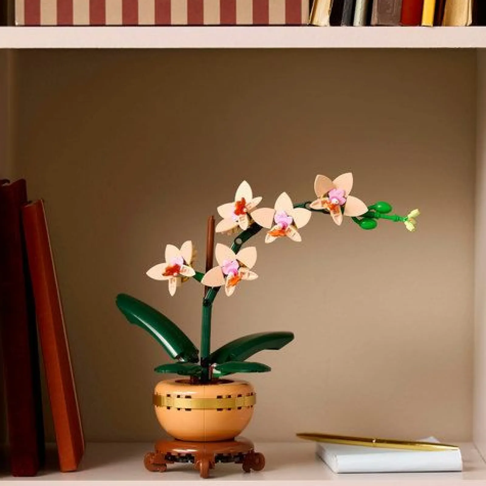 Lego Orquídea Em Miniatura