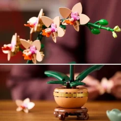 Lego Orquídea Em Miniatura