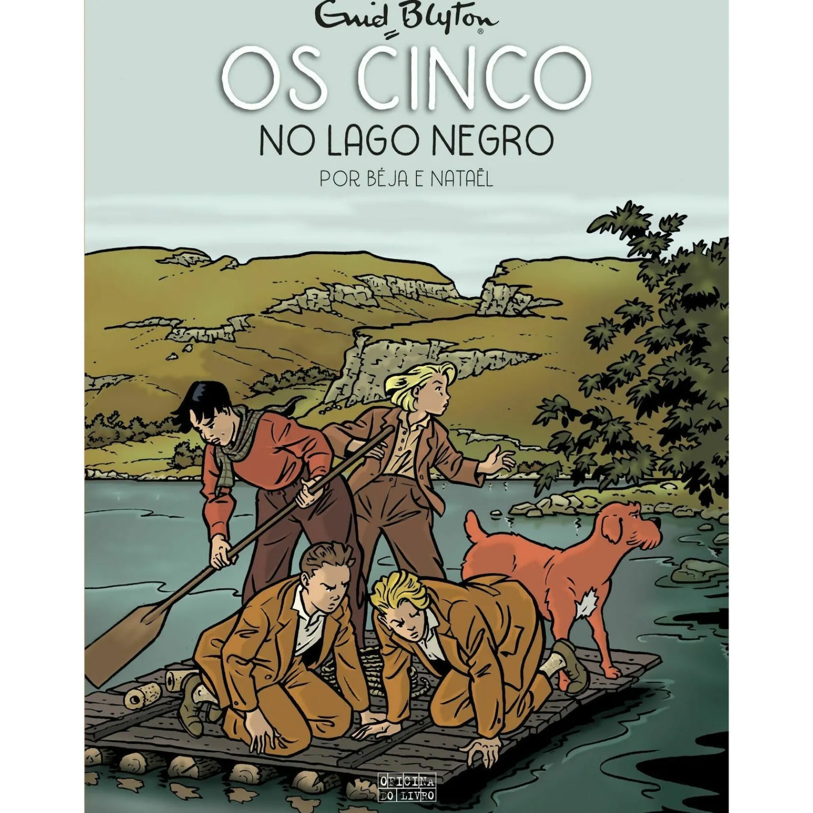 Hot Oficina Livro Os Cinco no Lago Negro de Enid Blyton