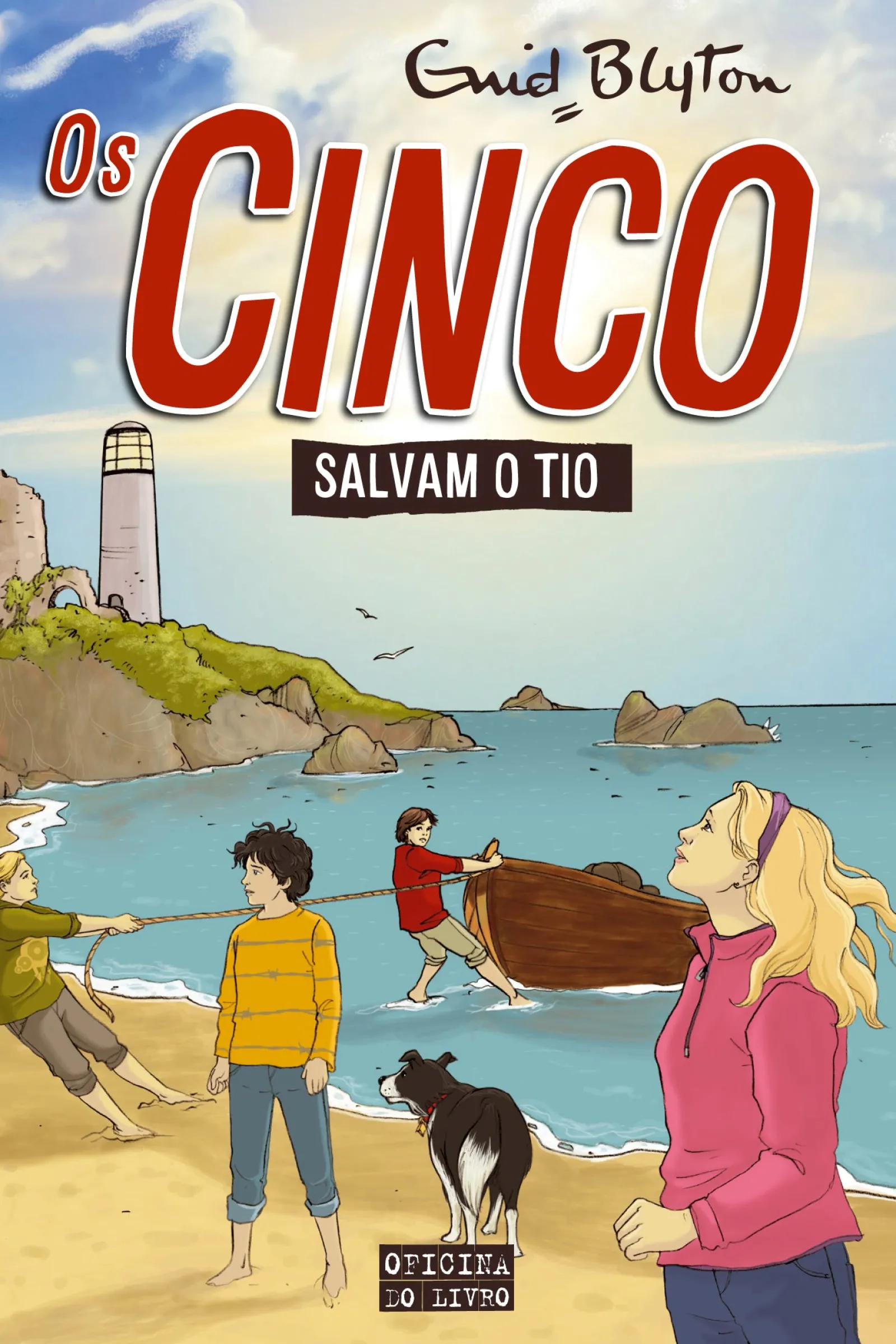 Oficina Do Livro Os Cinco Salvam o Tio de Enid Blyton - Volume 6