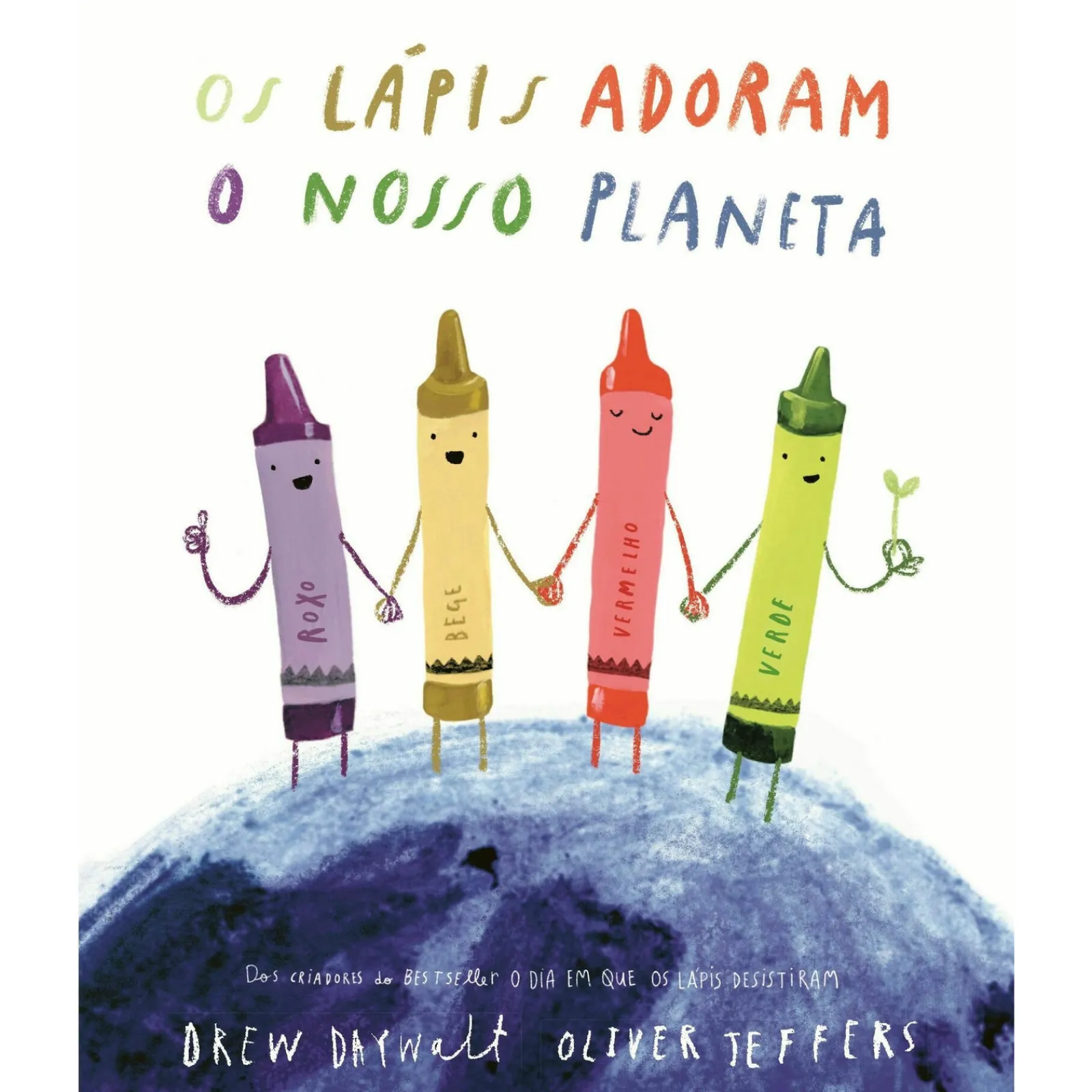 Nuvem De Letras Os Lápis Adoram o Nosso Planeta de Drew Daywalt