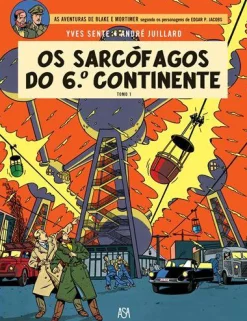 Clearance Edições Asa Os Sarcófagos do 6º Continente - Tomo 1 de Yves Sente - Blake e Mortimer N.º 16