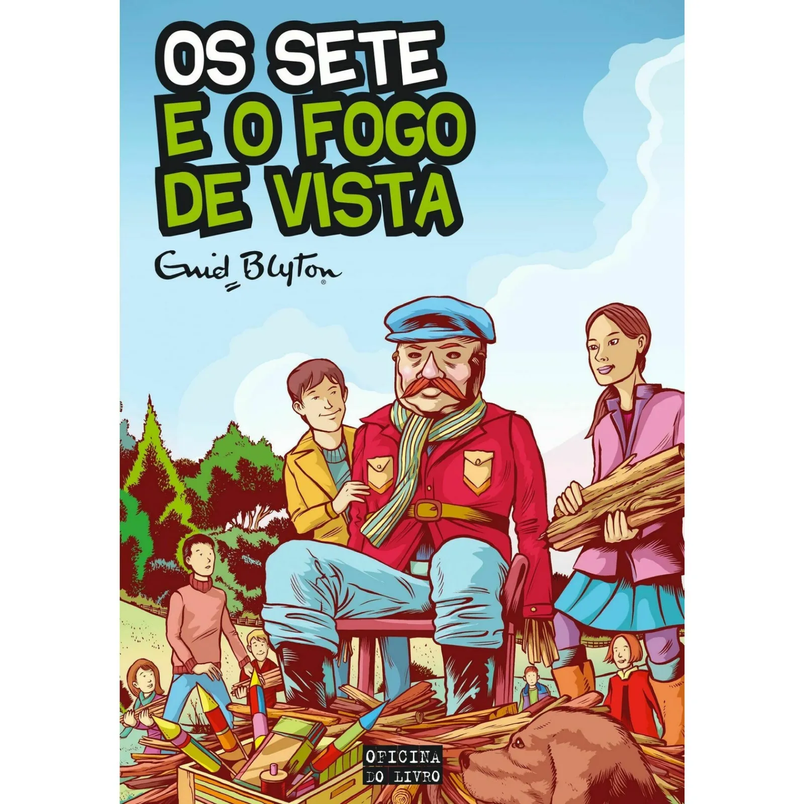 Oficina Do Livro Os Sete Nº 11 - os Sete e o Fogo de Vista de Enid Blyton