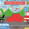 Joybooks Os Transportes de Amanda Lott - Desenha com Stencils Sempre a Mexer!