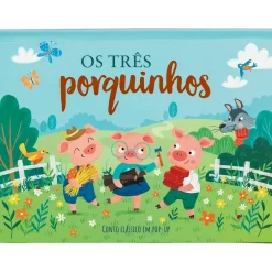 Porto Editora Os Três Porquinhos : Conto Clássico em Pop-up