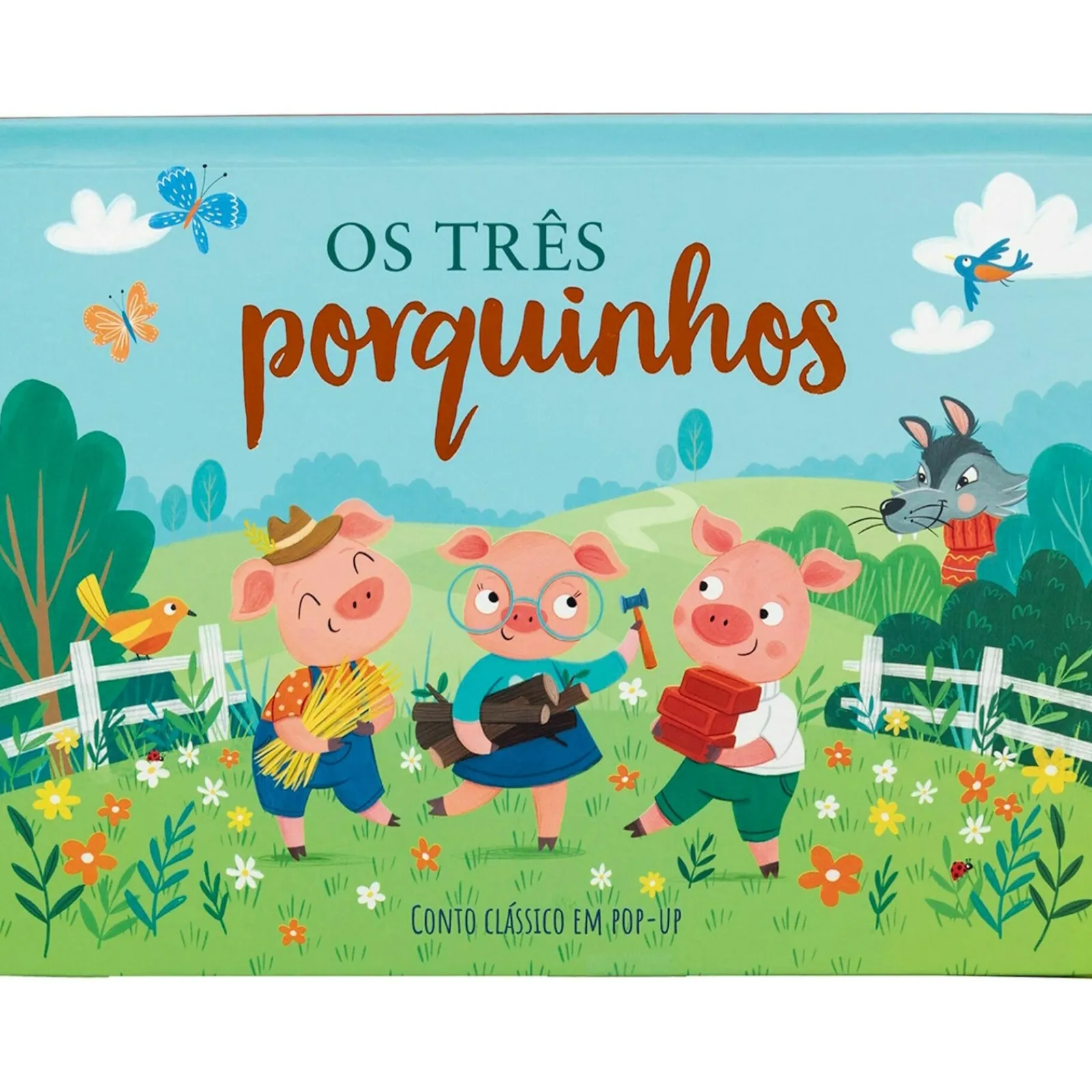 Porto Editora Os Três Porquinhos : Conto Clássico em Pop-up