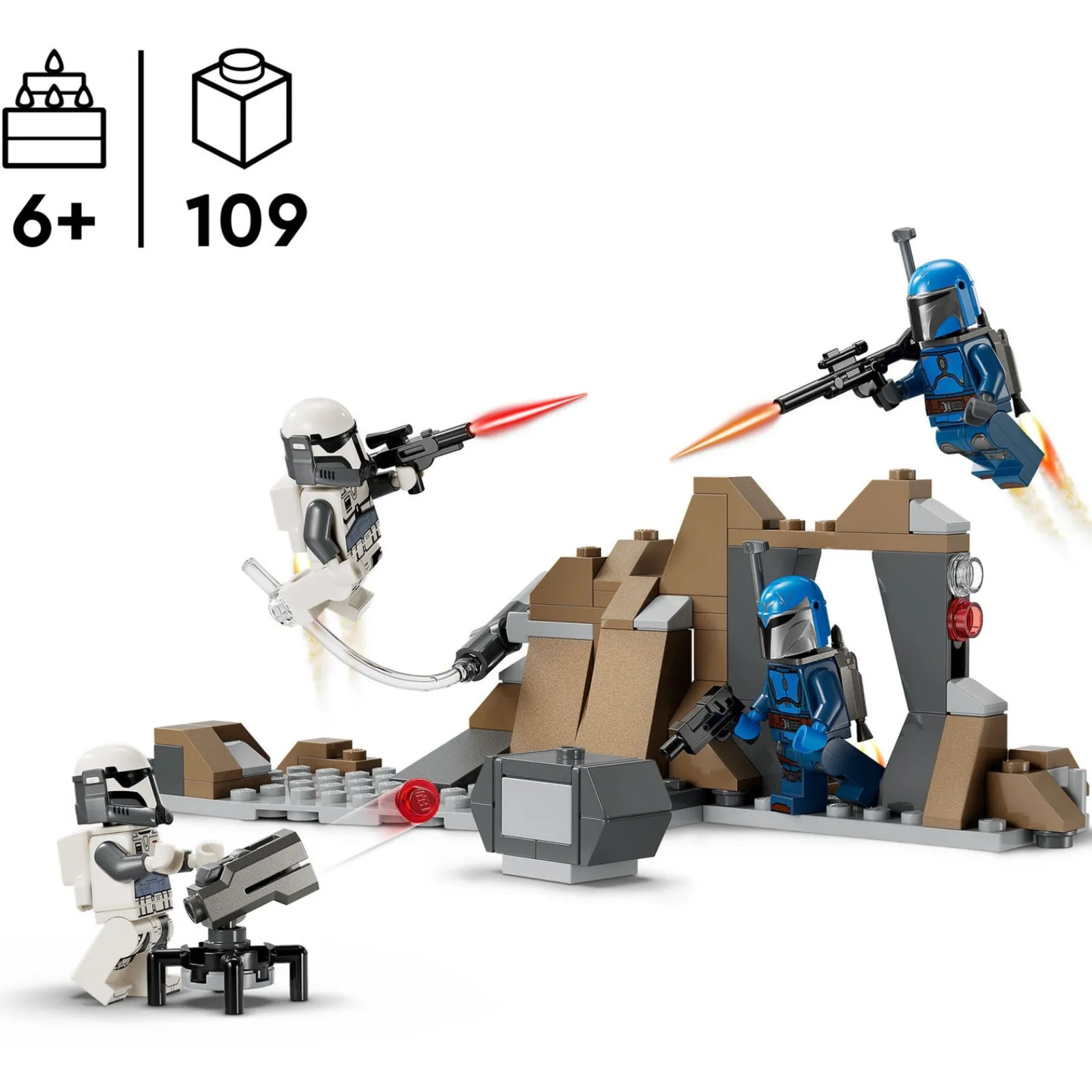 Lego-Star Wars Pack De Combate Emboscada Em Mandalore