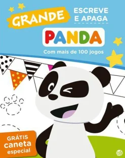 Zero A Oito Panda - Escreve e Apaga - Livro de Atividades com Oferta de Caneta Especial
