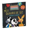 Zero A Oito Panda - o Meu Quadro de Giz Cores e Vogais de Panda