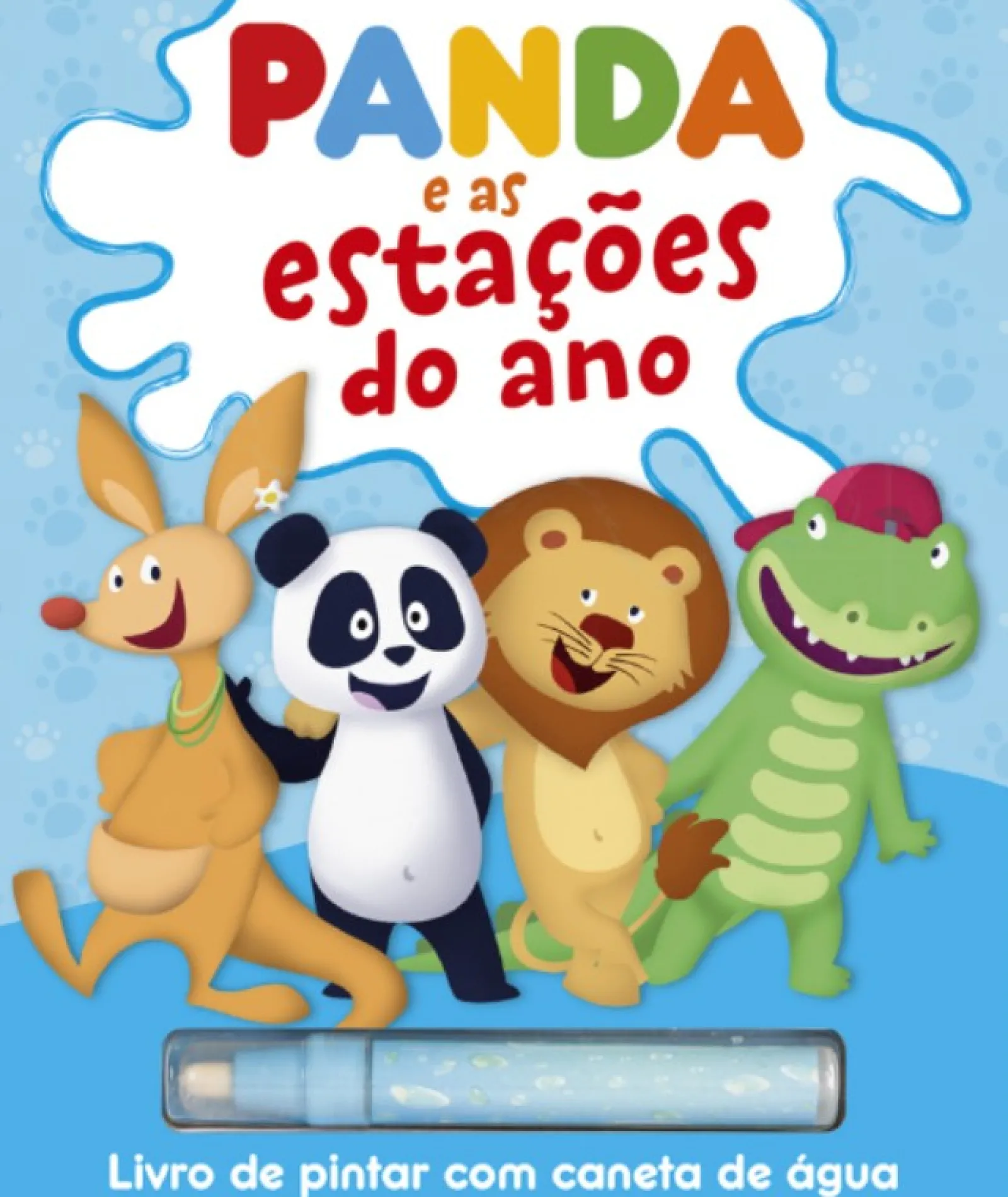 Porto Editora Panda e as Estações do Ano - Livro de Pintar com Caneta de Água