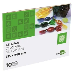 Liderpapel Papel Celofane 10 Folhas 31.5 x 24cm