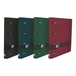 Clearance Oxford Pasta A4 Lombada Estreita com Elástico e Recarga (artigo sortido)