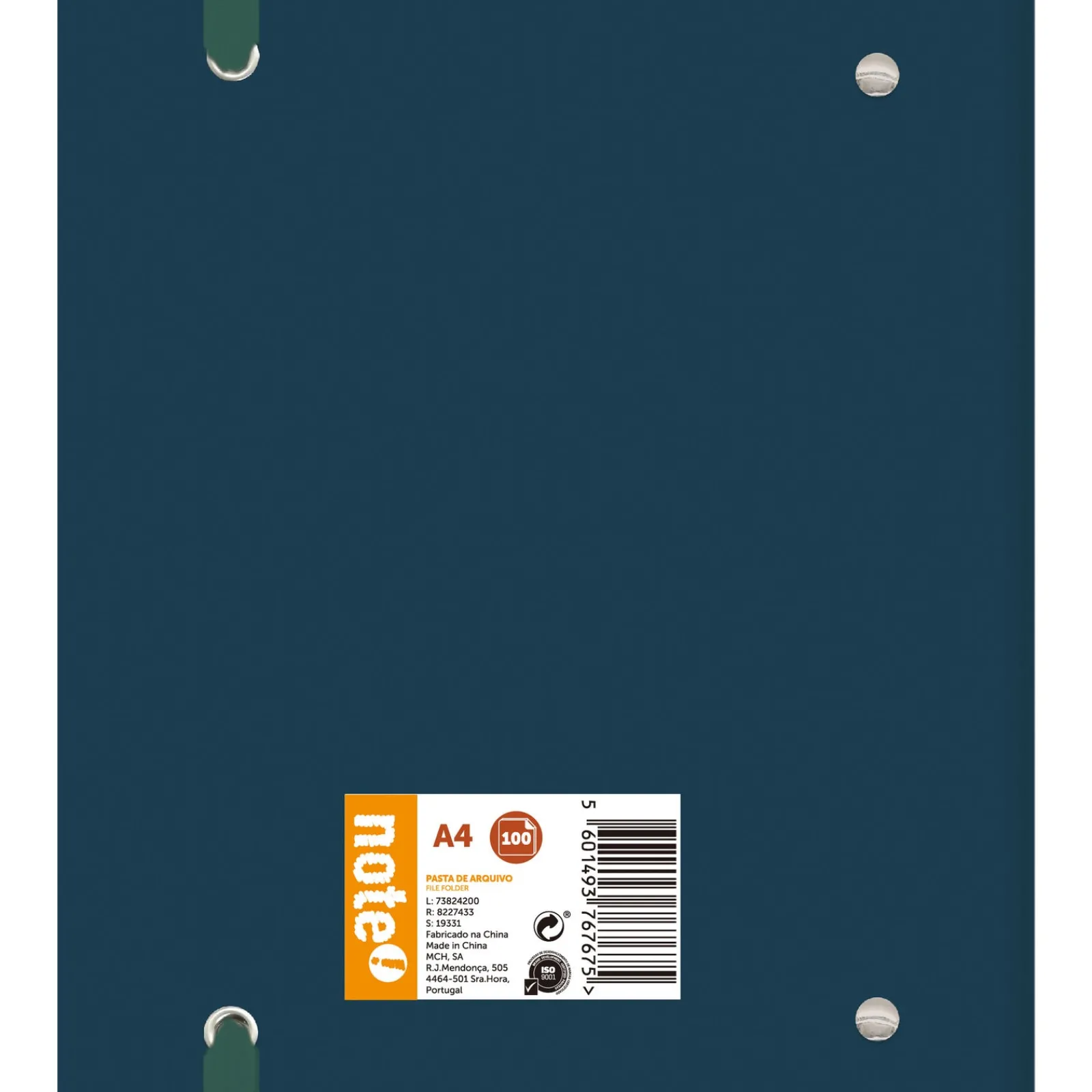 Hot Note! Pasta Arquivo A4 Com Recarga 100 Folhas 100G