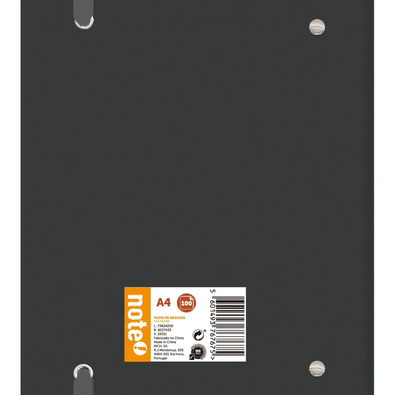 Hot Note! Pasta Arquivo A4 Com Recarga 100 Folhas 100G