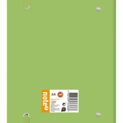New Note! Pasta Arquivo A4 Com Recarga 100 Folhas 100G Pastel Note