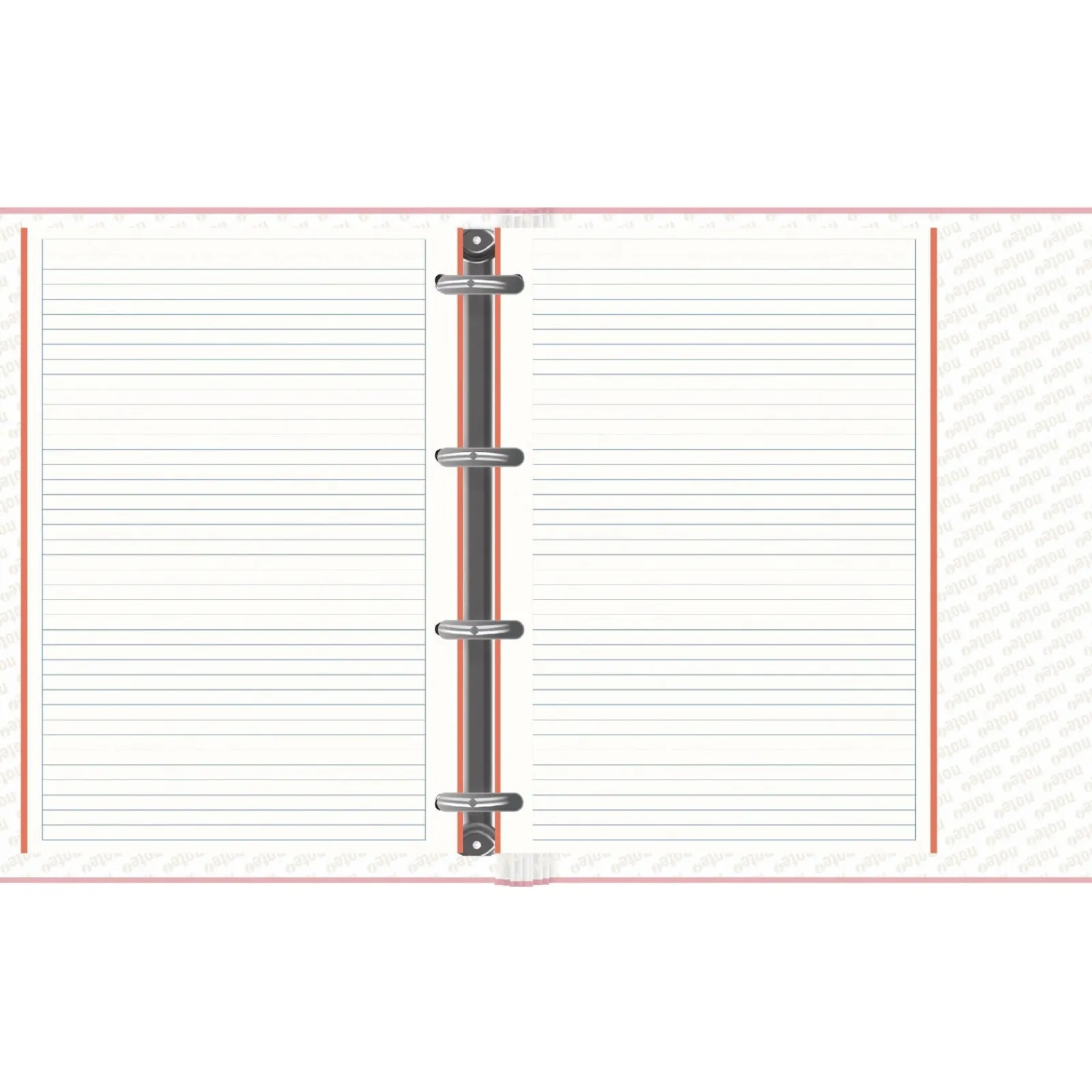 New Note! Pasta Arquivo A4 Com Recarga 100 Folhas 100G Pastel Note