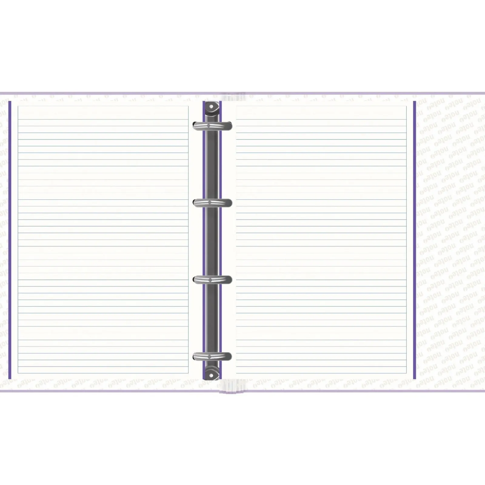 New Note! Pasta Arquivo A4 Com Recarga 100 Folhas 100G Pastel Note