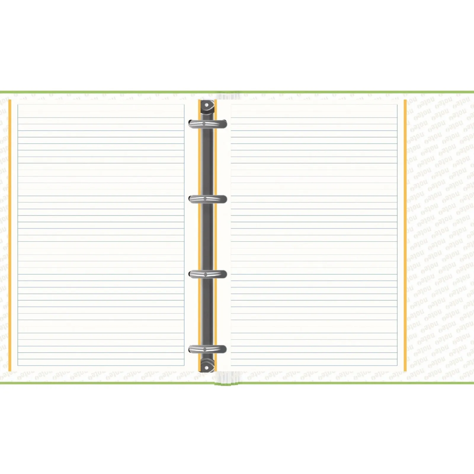New Note! Pasta Arquivo A4 Com Recarga 100 Folhas 100G Pastel Note
