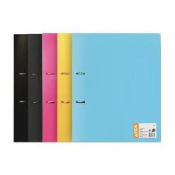 New Note! Pasta de Arquivo A4 Lombada Estreita (várias cores)